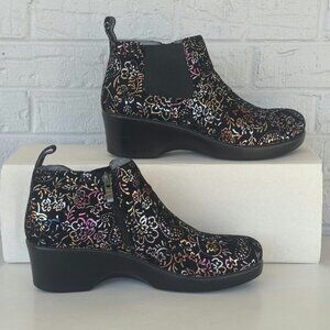 Alegria Ever Metal Sprigs Zip-Up Ankle Boots Women's 40 / 9.5
